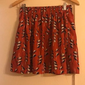 Bird skirt with pockets